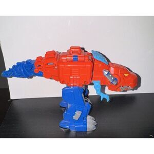 Transformers Rescue Bots Optimus Prime T-Rex Dinobot 5" Figure Playskool